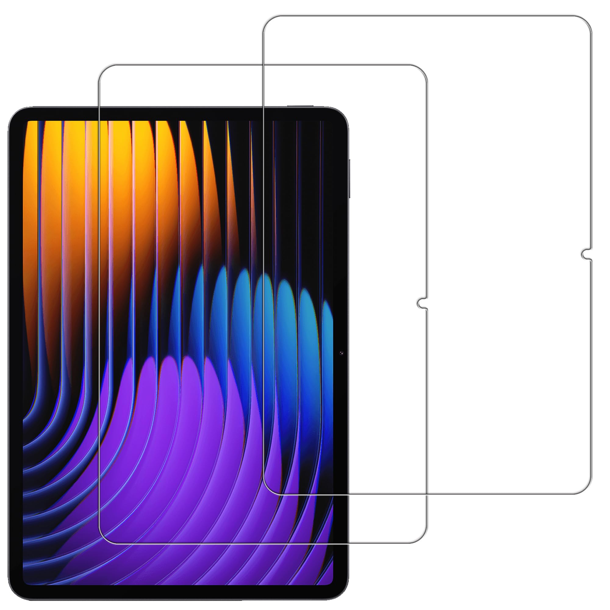 ・対応機種:Xiaomi Pad 7 / Pad 7 Pro ・枚数:2枚 ・素材:日本硝子素材 ・硬度:9H ・機能:飛散防止加工、マグネチックデザイン(自然吸着)、防汚コート、高透過率