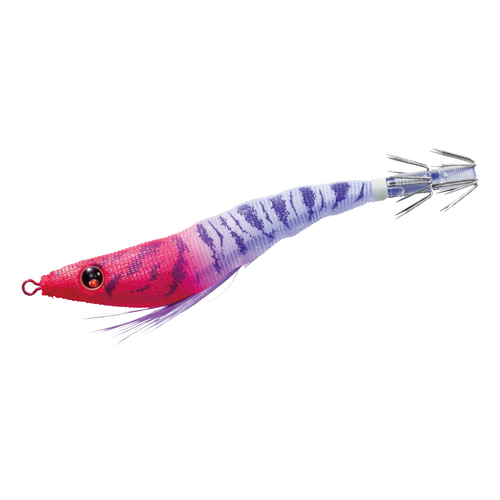 イカ釣り用スッテ 70mm 布巻 ケイムラレッドヘッド ドロッパー 釣り具 餌木 エギン...