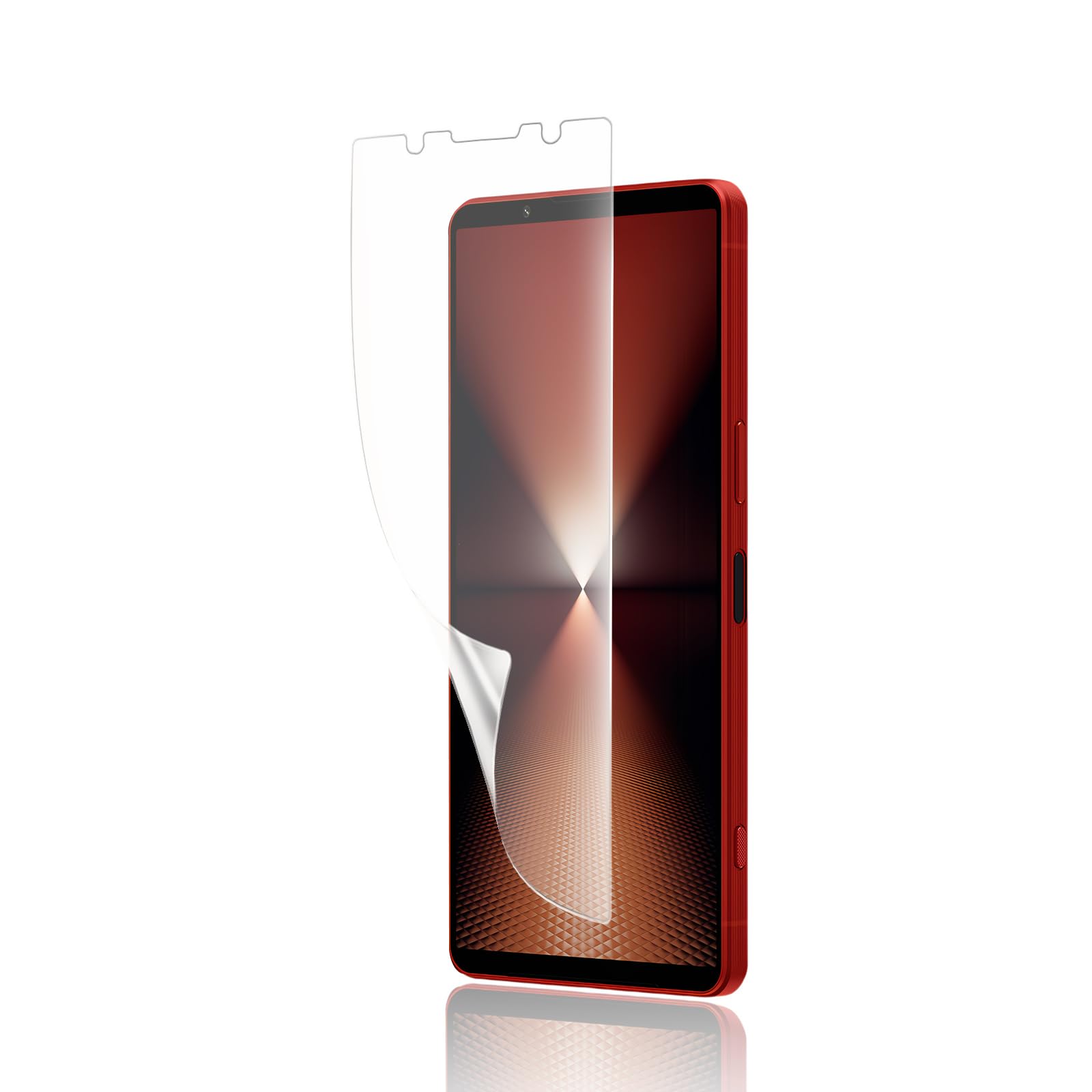 Protectors - スマホ保護フィルム Xperia 1 VI 対応 TPU 全面保護 反射防止 アンチグレア 指紋認証対応 ガイド枠付き 気泡レス キズ修復 ケース干渉防止 1枚入り