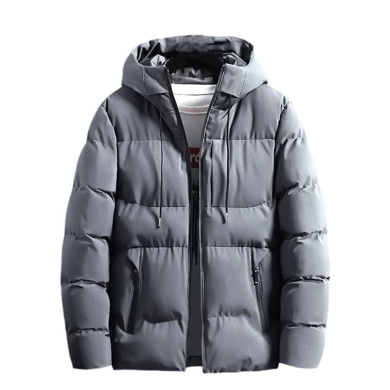 [GmrvaMen] ダウンジャケット ライトダウン メンズ ダウンコート ショート丈 中綿 ジャケット フード付き 防風 防寒着 軽量 アウター カジュアル 通勤 通学 おしゃれ 秋冬 冬服 冬物