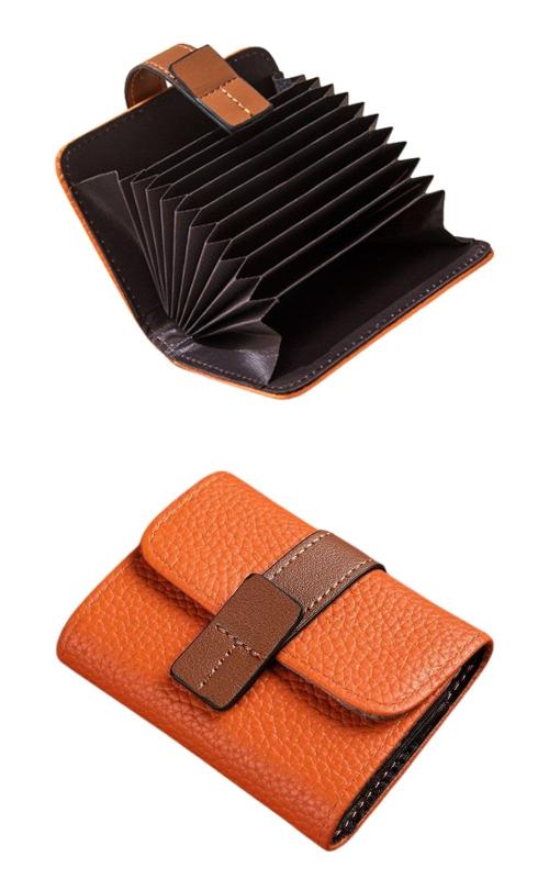 [HILLVILLAGE] カードケース コインケース 【カードと小銭をまとめて収納＆ボタン式で使いやすい】 カード入れ 小銭入れ 財布 【洗練されたデザインで贈り物にも最適】 クレカ クレジットカ