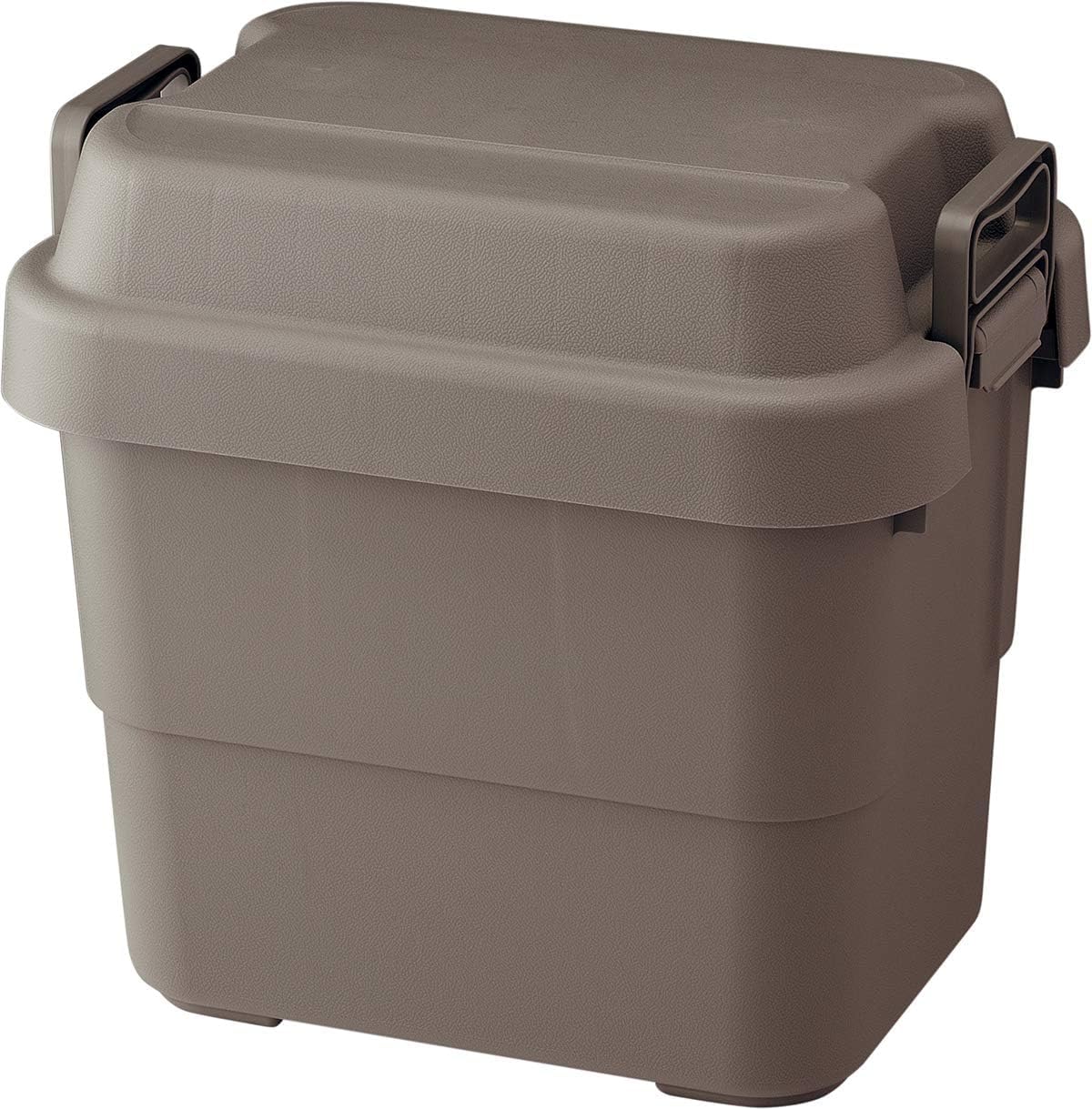 Other - 収納ボックス 20L ブラウン 日本製 コンテナボックス スタッキング 屋外収納 キャンプ 防水 トランクカーゴ 植物由来材