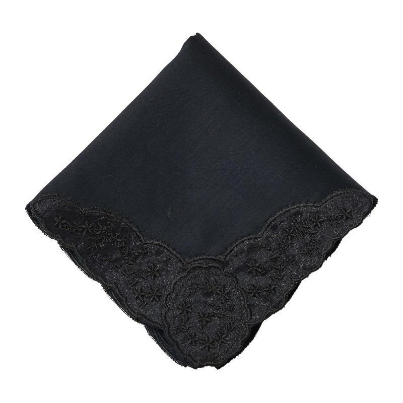 INTERMODE(インターモード) ハンカチレディース フォーマル コーナーレースハンカチ 40007001 ハンカチ 女性 冠婚葬祭レディース
