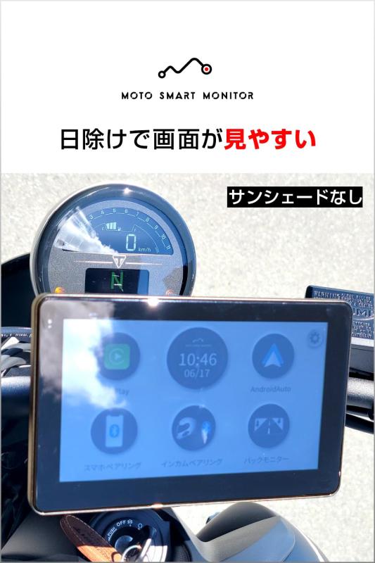 デイトナ(Daytona) バイク モトスマートモニター用 オプション品 サンシェード 23338