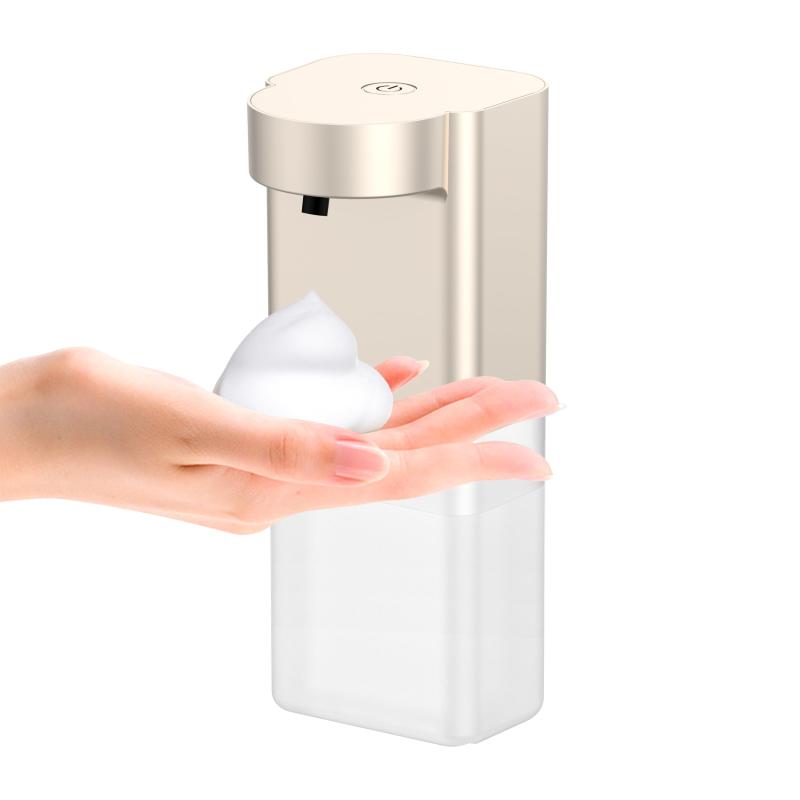 ソープディスペンサー 小型 自動 ハンドソープディスペンサー 吐出量3段階調 壁掛け オートディスペンサー 食器洗剤 キッチン 洗面所などに適用 ディスペンサー ハンドソープ IPX5防水 充電