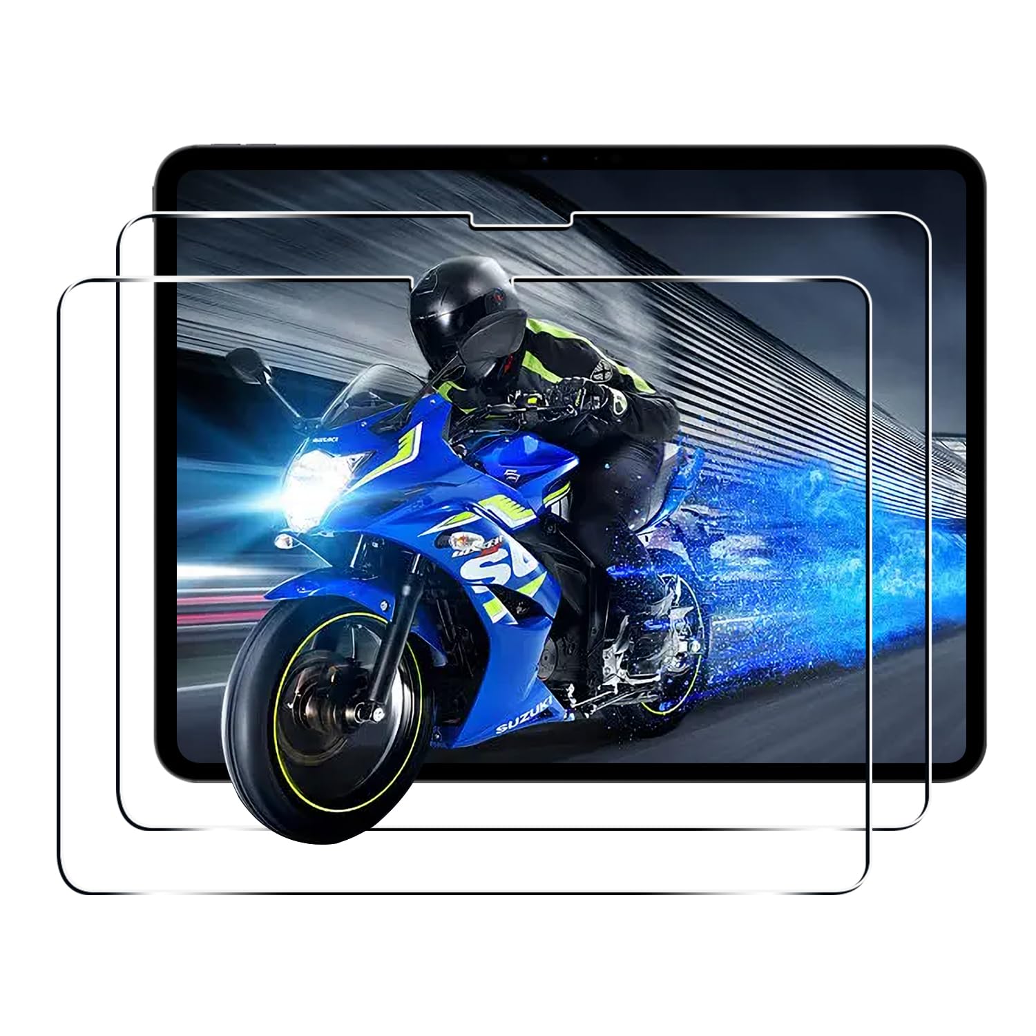 ・対応機種:iPad Pro 13インチ (M4 2024) ・セット内容:2枚 ・素材:日本製旭硝子 ・硬度:9H ・厚さ:0.3mm ・エッジ仕様:2.5Dラウンドエッジ ・機能:高透過率、飛散防止加工、3D Touch対応、指紋防止コーティング、自動吸着層
