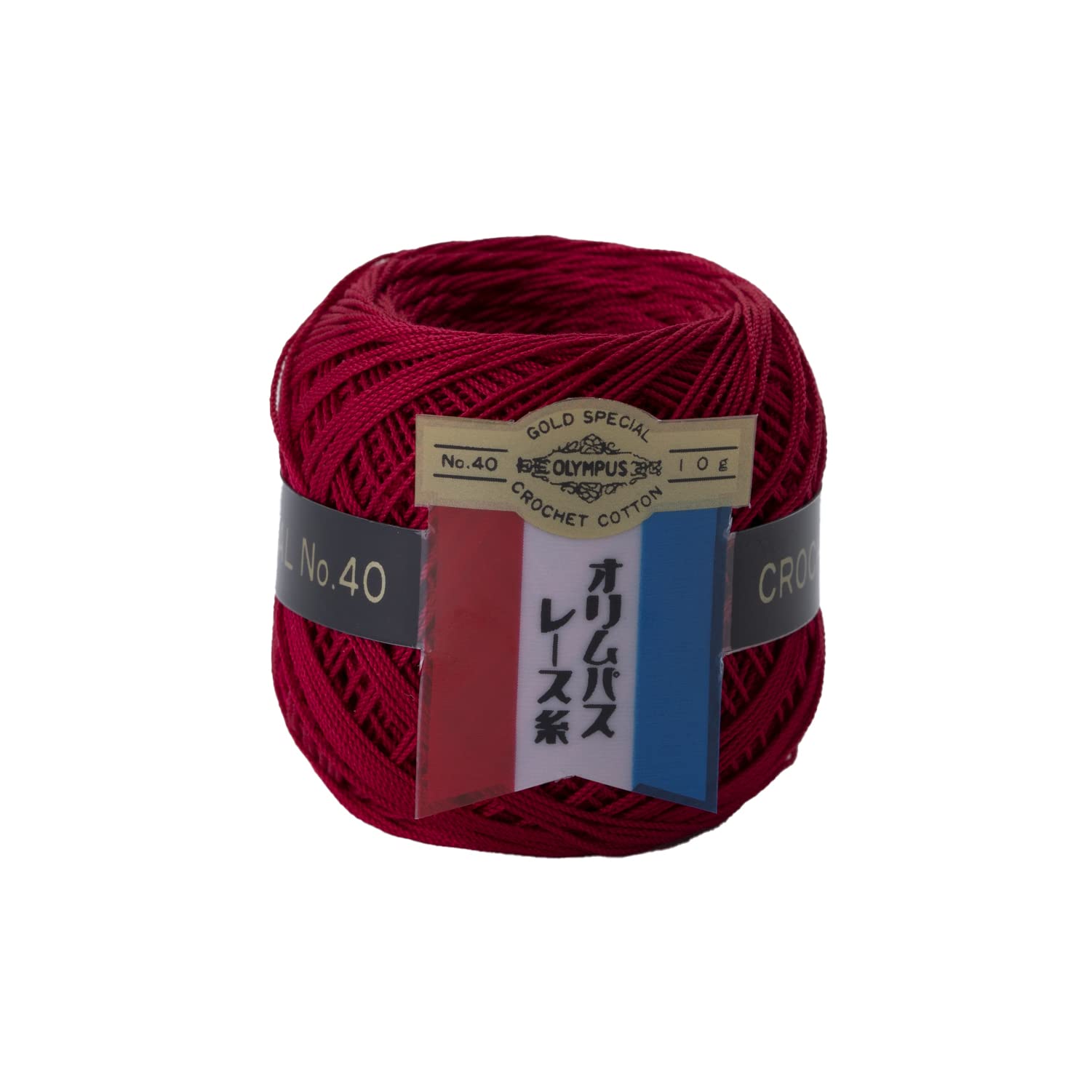 Rakuten - レース糸 40番 10g 約89m 綿100% 手芸 編み物 刺繍 レッド系 手芸用品 手編み ハンドメイド 素材 材料