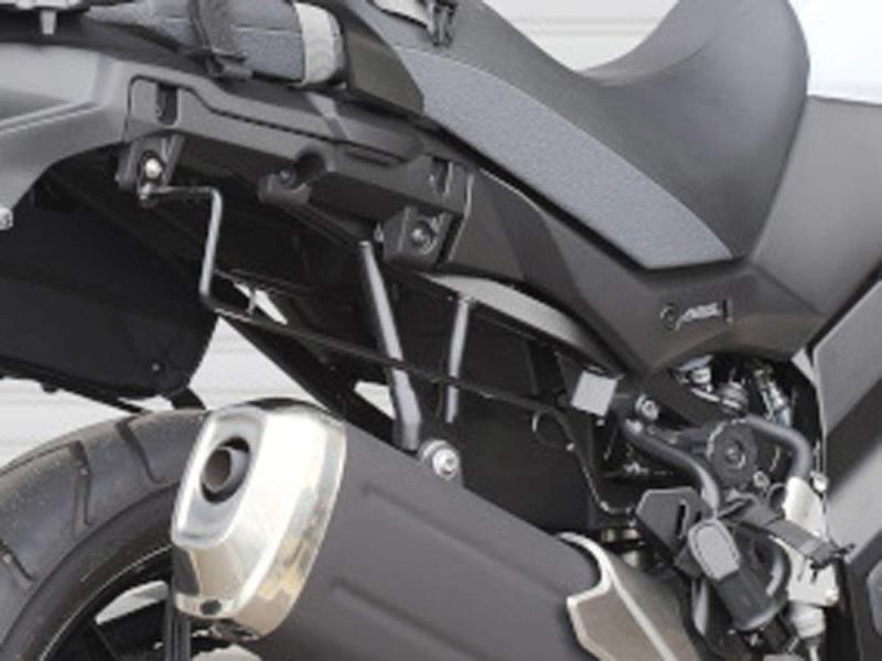 キジマ(Kijima) バイクパーツ サイドバッグサポート スチール製 V-STROM650/XT ABS('17-) 左右セット ブラック 210-499