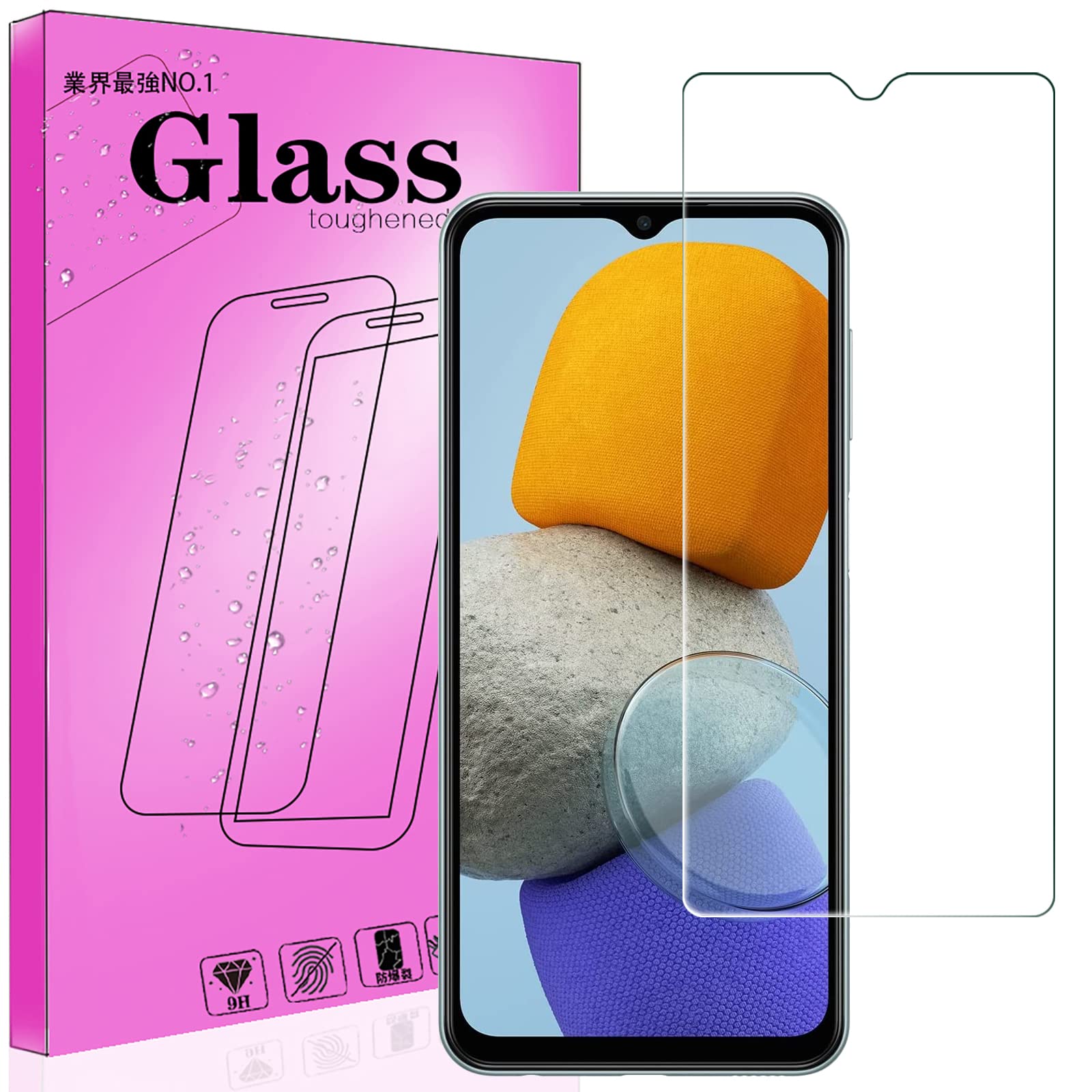 スマートフォン用液晶保護フィルム 強化ガラス 9H 高透過率 指紋防止 気泡ゼロ 飛散防止 スクラッチ防止 画面保護シート