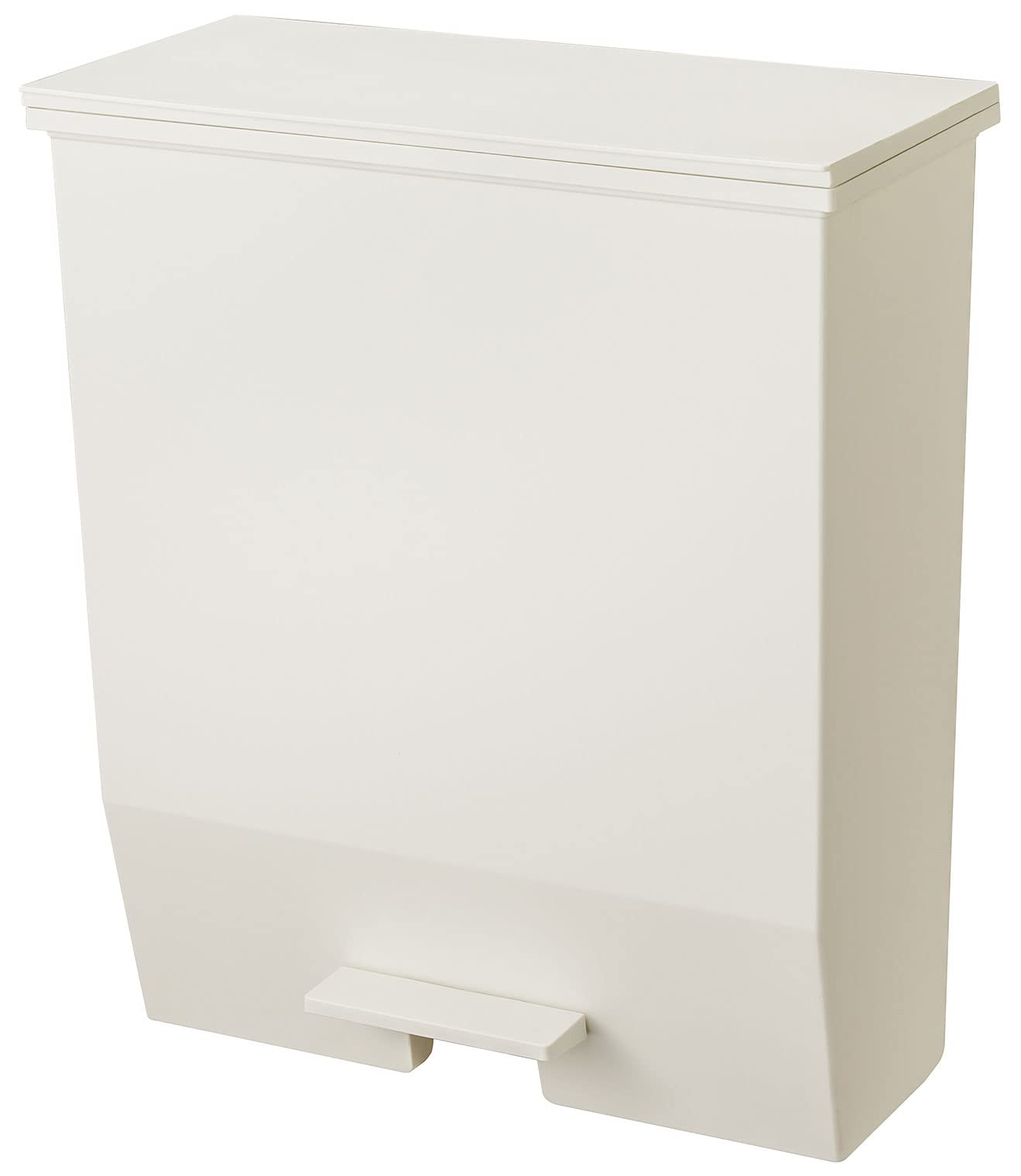For Separated Refuse - ゴミ箱 ふた付き 45L ホワイト ペダル式 両開き 抗菌 日本製 おしゃれ キッチン 分別 ワイド キャスター付き ダストボックス