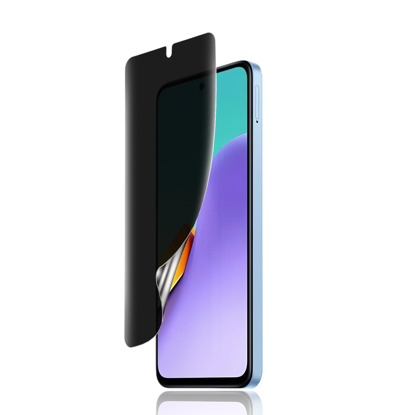 ・対応機種:Xiaomi Redmi 12 5G ・素材:TPU ・視野角:左右180° ・機能:覗き見防止、指紋認証対応、自動修復(細かいキズ・気泡)、防汚コーティング、衝撃吸収