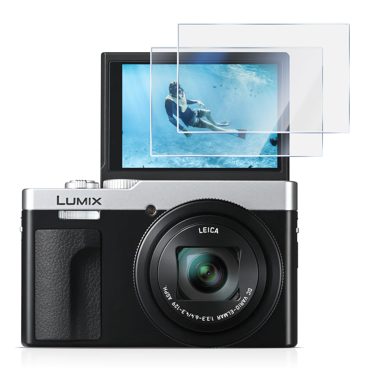 ・対応機種:Panasonic LUMIX TZ99 / DC-TZ99 ・素材:日本旭硝子 ・硬度:9H ・厚さ:0.26mm ・透過率:99% ・入数:2枚セット ・機能:自己吸着、耐衝撃、飛散防止、耐スクラッチ、撥水・撥油加工、指紋防止、高感度タッチ対応
