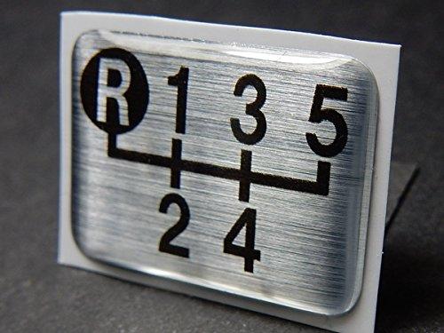 Tuningfan シフトパターン エンブレム 左上R 5速MT車用 type2 Z3 DJ3FS エルフ スーパーセブン SPE-A504