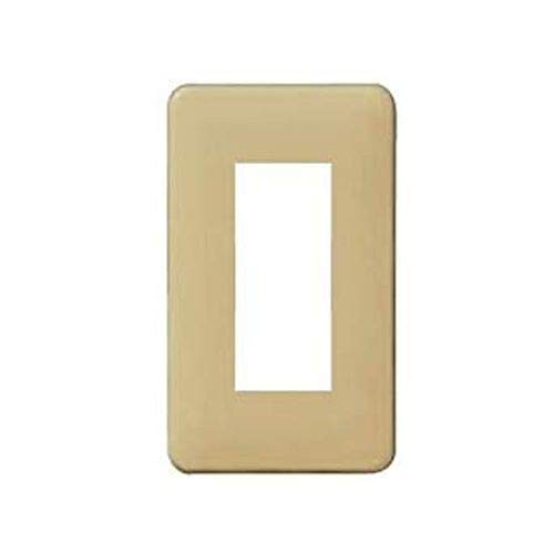 Switch Covers - モダンプレート 3コ用 簡易耐火用 ダークベージュ コンセントカバー スイッチプレート 住宅設備 電気部材 3口用