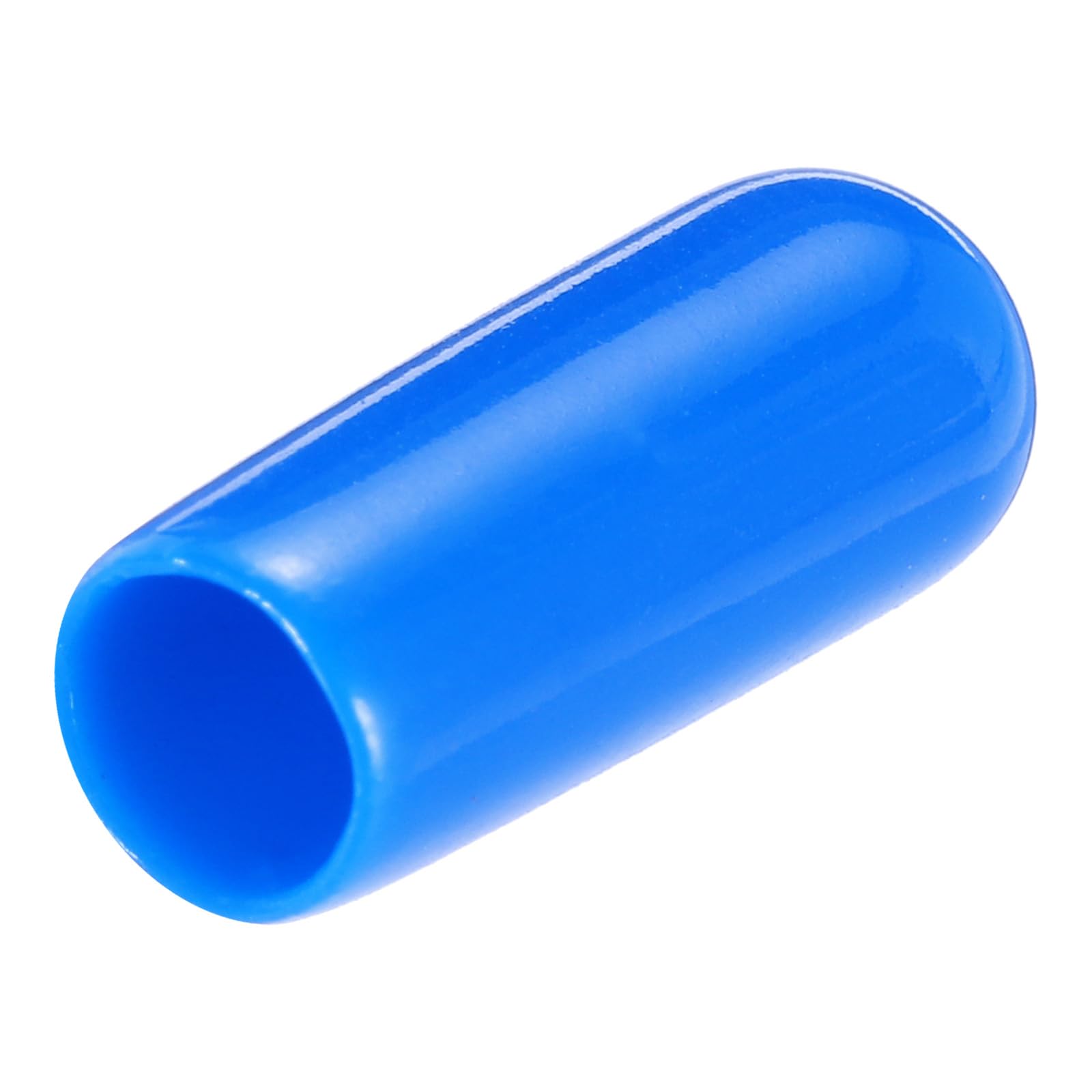 乐天商城 - エンドキャップ 20個 ゴム製 内径5mm ビニール PVC ラウンドチューブ ボルトキャップ ネジ 支柱 電線 ケーブル 金属パイプ 端末保護用 ブルー