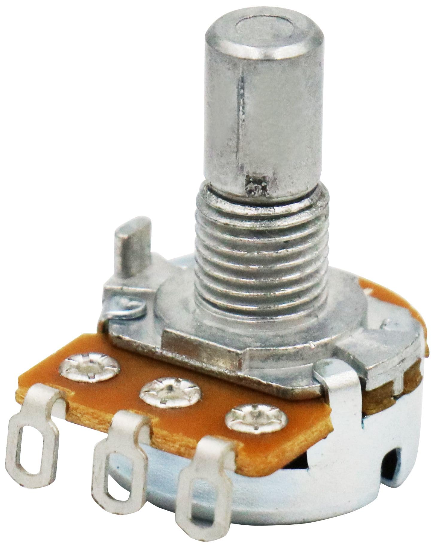 樂天商城 - ギター用ポット 50KΩ Bカーブ ソリッドシャフト ミリサイズ 径16mm 電子パーツ 楽器用交換部品 1個入