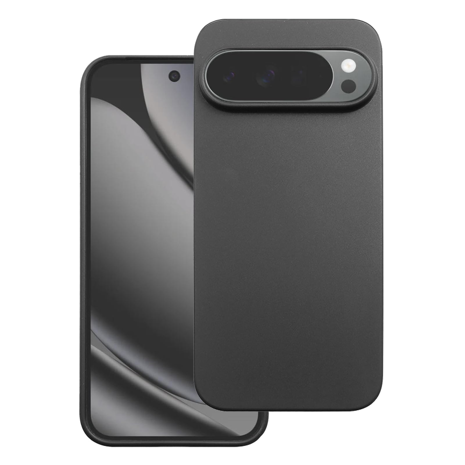 ・対応機種:Google Pixel 10 Pro ・素材:ポリカーボネート、TPU ・表面加工:艶消しマット加工 ・機能:耐衝撃、指紋防止、滑り止め、ストラップホール付き、ワイヤレス充電対応