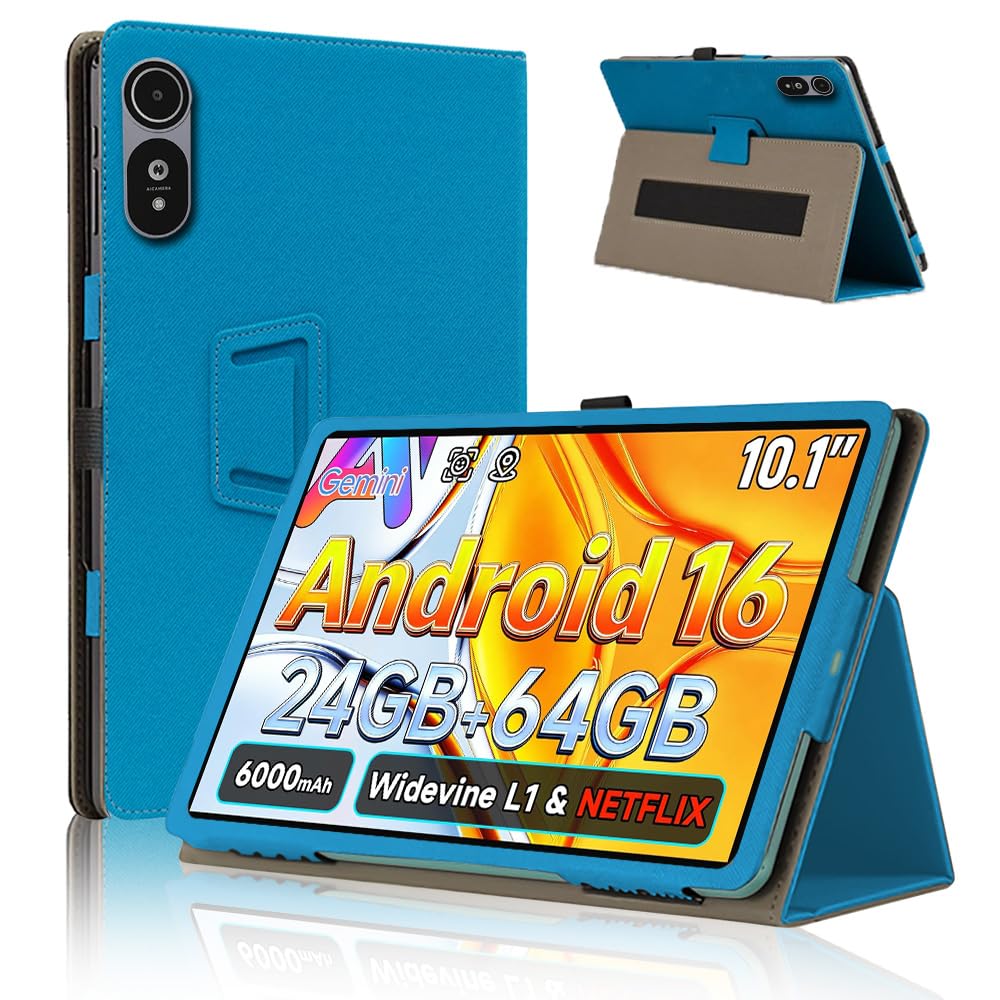 ・対応機種:BMAX I10S / BMAXPAD I10S ・サイズ:10インチ ・素材:PU素材(表面)、マイクロファイバー(内側) ・機能:360°全面保護、二つ折りスタンド機能、多視角調整、磁気吸引、ペンホルダー付き、ハンドストラップ付き、防汚・防水・耐傷・耐衝撃設計