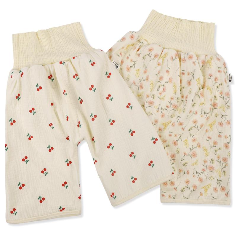 [Lipilea] (リピレア) おねしょ ズボン パンツ 腹巻 綿 100％ 女の子 男の子 幼稚園 保育園 2～7歳