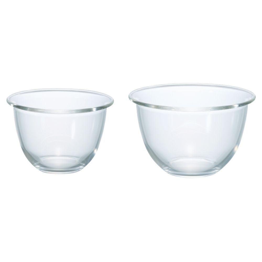 Ball - 耐熱ガラスボウル 2個セット 900mL 1500mL 電子レンジ オーブン 食洗機対応 透明 日本製 キッチン用品 調理器具 下ごしらえ
