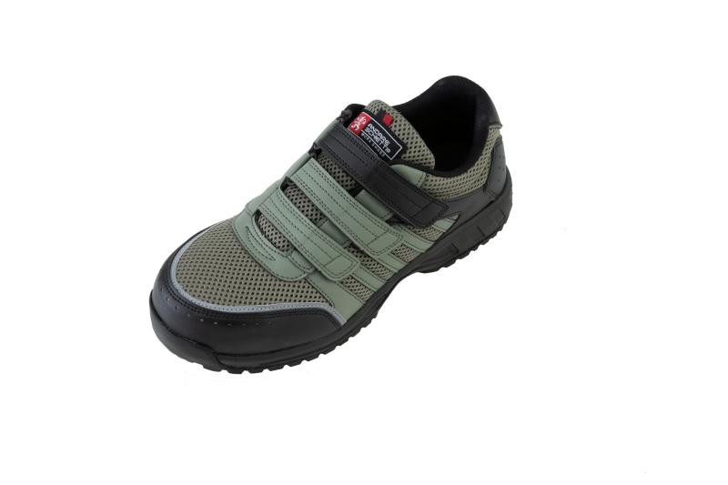 [コーコス信岡] メッシュ セーフティスニーカー JSAA規格 高通気メッシュ 耐滑 耐油 衝撃吸収 反射テープ ANDARE SCHIETTI A-45000