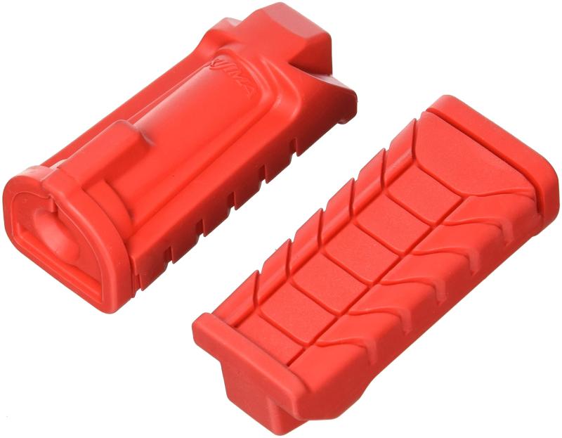 キジマ(Kijima) バイクパーツ ステップラバー C110 レッド 左右セット HONDA 213-1895