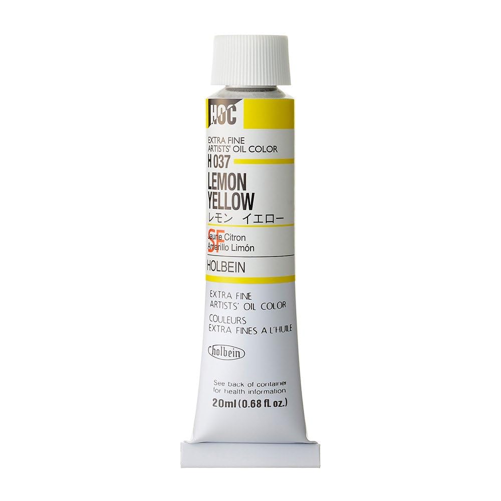 Rakuten - 油絵具 20ml レモンイエロー チューブ入り 絵画用品 画材 顔料 単色 油絵 絵の具