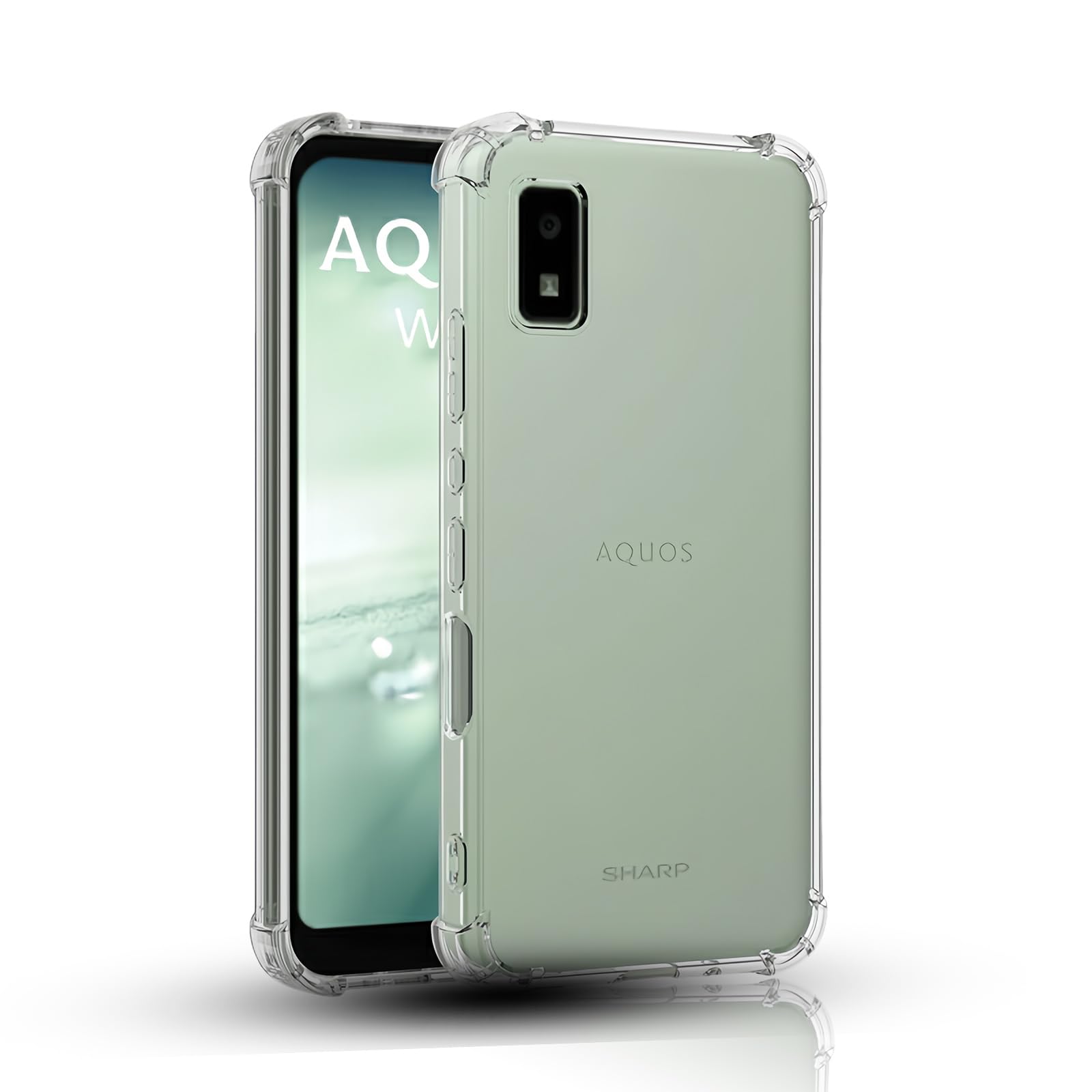スマートフォンケース 透明 TPU 薄型 軽量 カバー 全透明 黄変防止 レンズ保護 指紋防止 ストラップホール付き 防塵 一体型 ワイヤレス充電対応 携帯カバー