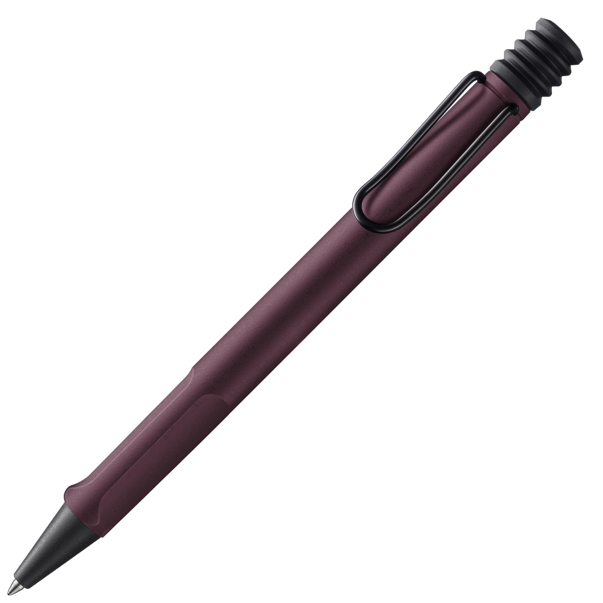 Ball - ボールペン 油性 なめらか 0.5mm 黒インク 替え芯対応 シンプル おしゃれ ビジネス オフィス 文房具 筆記用具 スカーレット