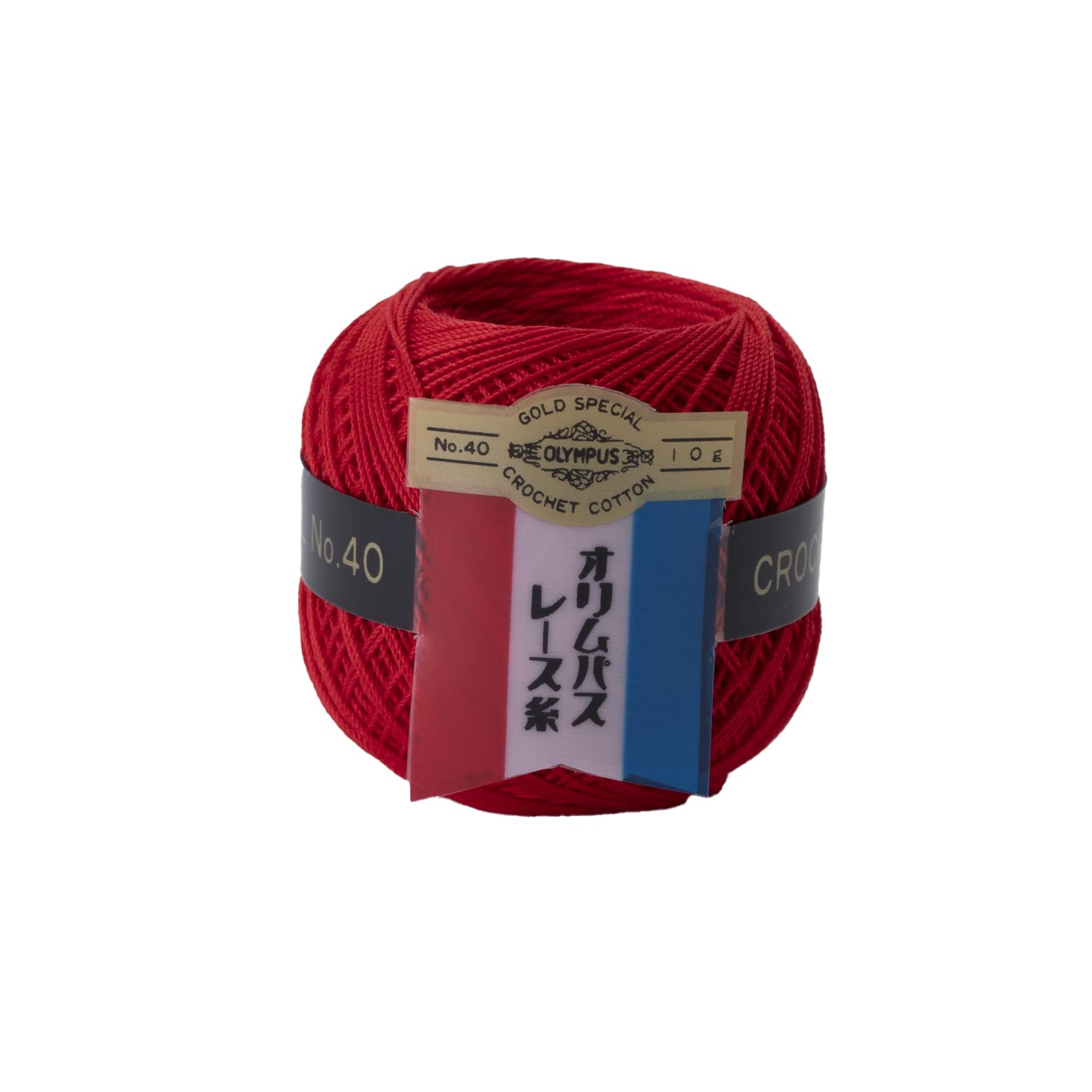 Other - レース糸 40番手 10g 約89m 綿100% 手芸 編み物 レッド系 手編み ハンドメイド 素材 糸 裁縫 手芸用品