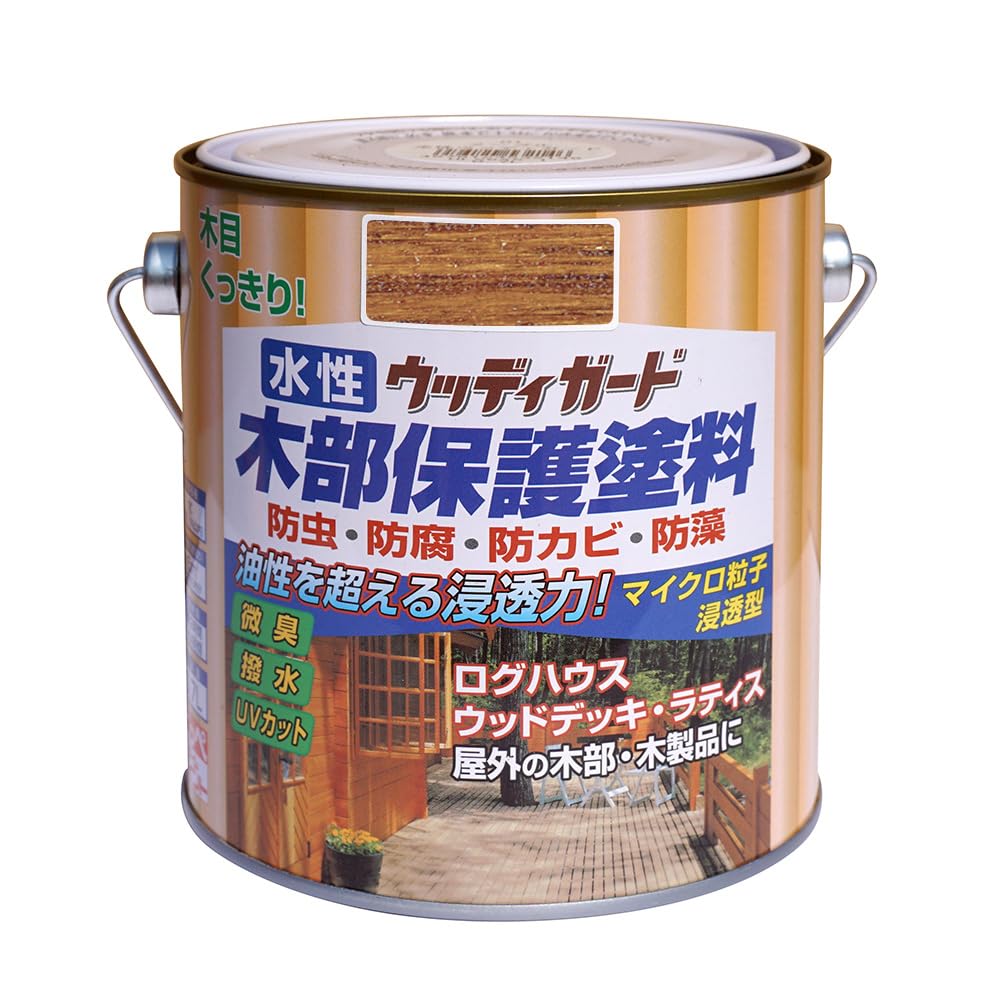 ・容量:0.7L ・カラー:オーク ・塗り面積:約5平方メートル(2回塗り) ・乾燥時間:夏(30℃)約2時間、冬(10℃)約4時間 ・希釈率:5%(目安)