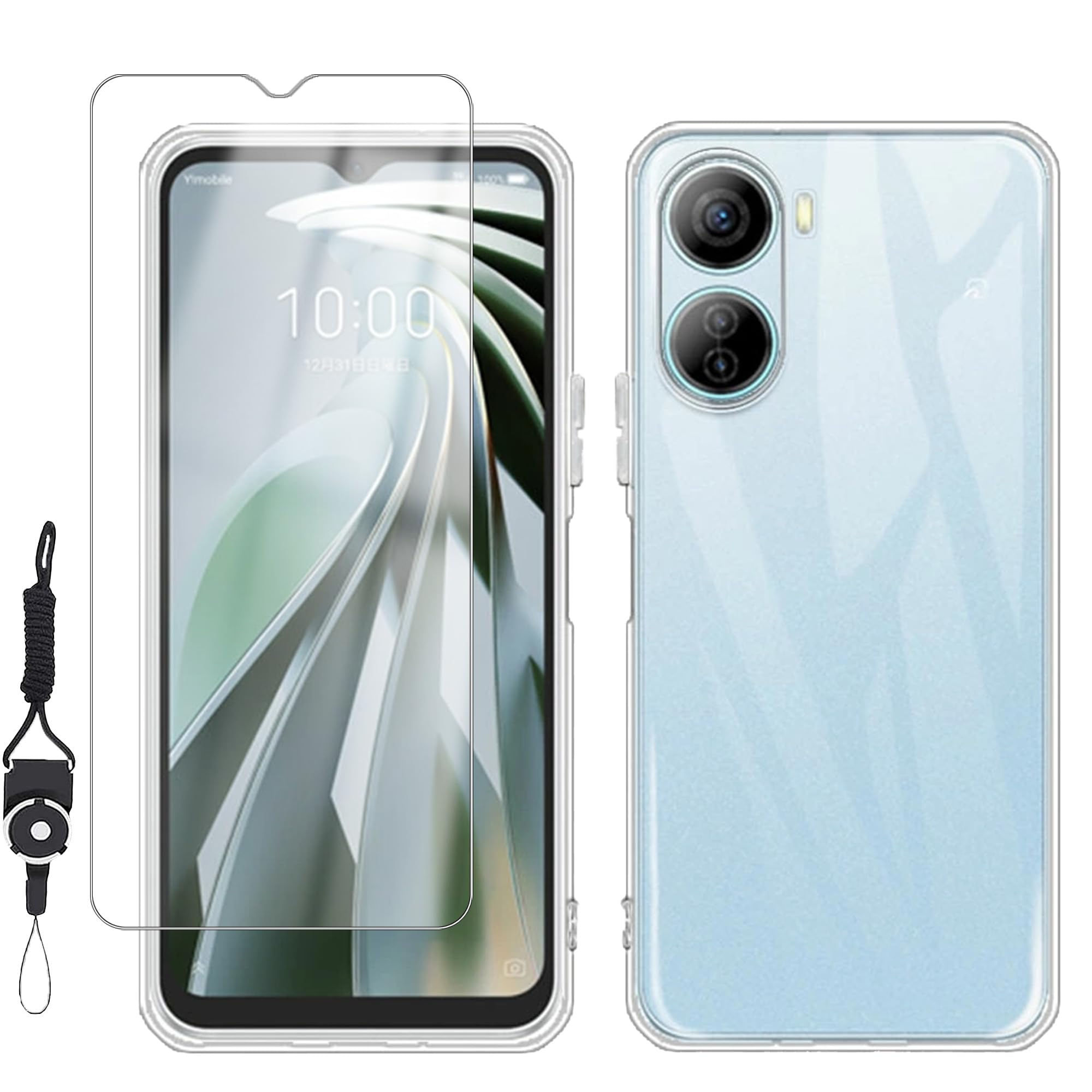 乐天商城 - スマホケース フィルム セット クリア TPU カバー 画面保護 ガラスフィルム 衝撃吸収 耐衝撃 柔らかい 傷防止 高透過率 気泡ゼロ 落下防止 2点セット