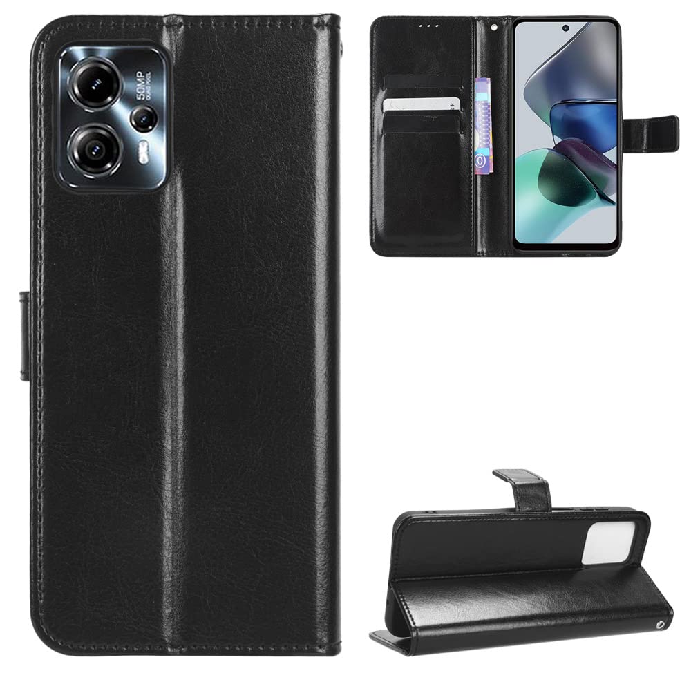 スマートフォンケース 手帳型 スマホケース カバー PUレザー スタンド機能 落下防止 衝撃吸収 耐衝撃 横置き ブラック