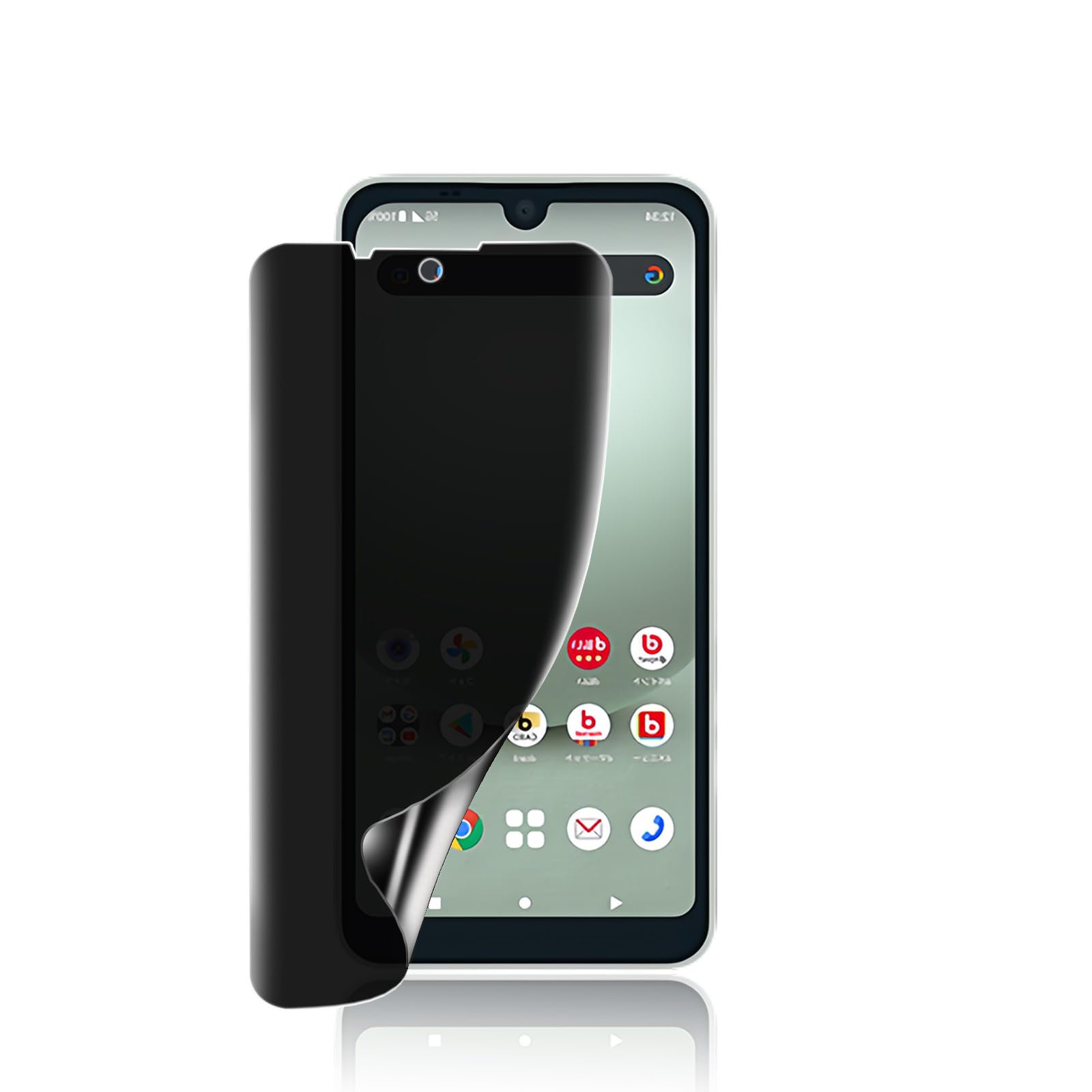・対応機種:AQUOS Wish / Wish2 / Wish3 (SHG06 / A104SH / SH-M20) ・素材:TPU ・枚数:1枚入り ・視野角:左右180° ・機能:覗き見防止、指紋認証対応、気泡レス、キズ修復、衝撃吸収、指紋軽減、全面保護