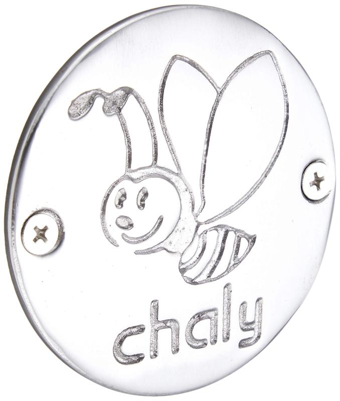 キジマ(Kijima) バイクパーツ ポイントカバー Chalyロゴ入り シャリー アルミ/バフ仕上げ 101-142