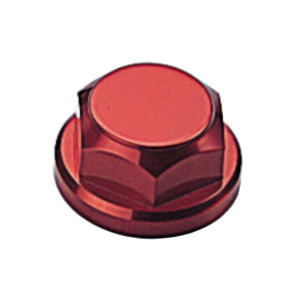 ハリケーン(HURRICANE) ステムナット (M22XP1.0) レッド HT0804R