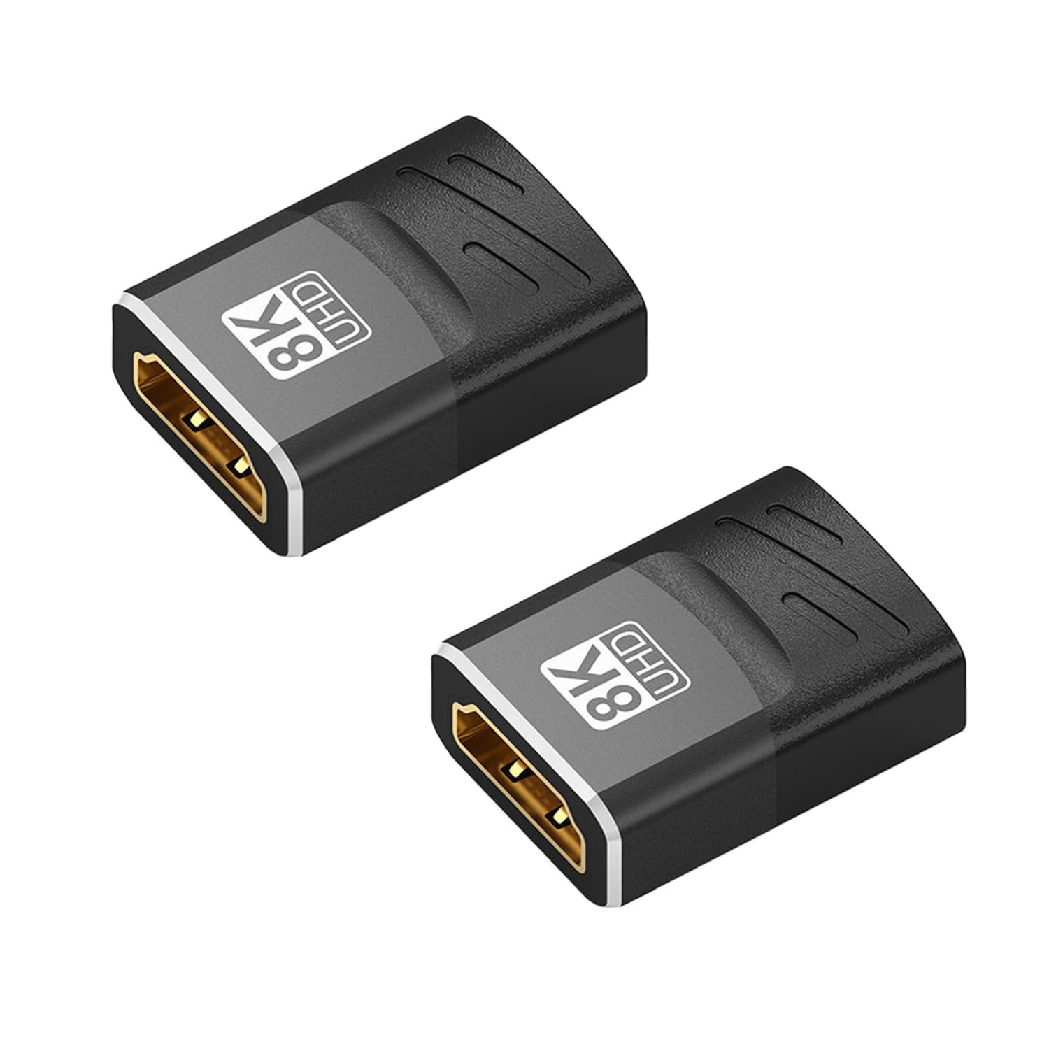 HDMI変換アダプタ 8K 60Hz 4K 120Hz 48Gbps 高画質 映像出力 変換コネクタ 90度 270度 L字型 2個セット 延長アダプタ