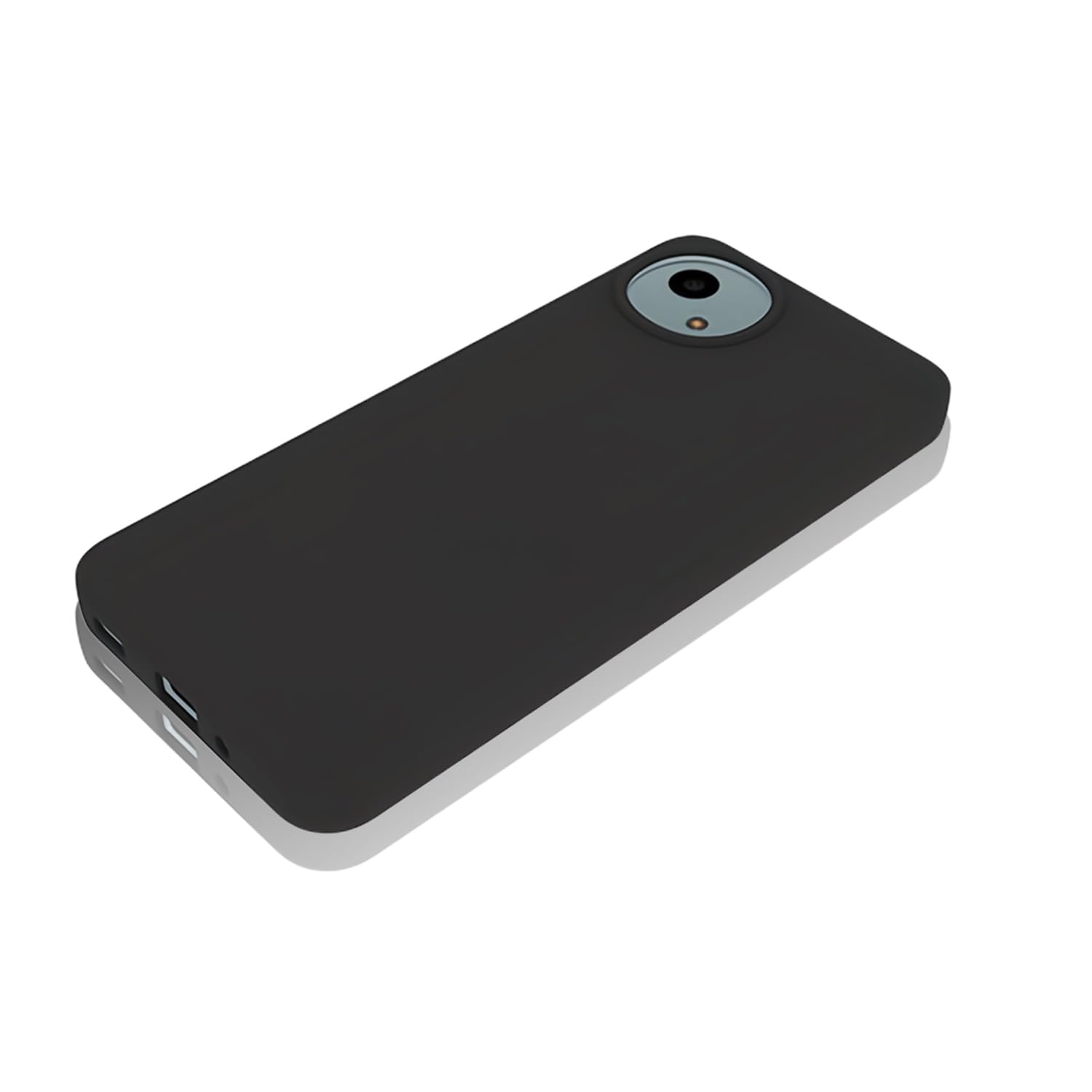 樂天商城 - スマートフォンケース 柔軟 TPU マットブラック 擦り傷防止 指紋防止 衝撃吸収 着脱簡単 全面保護 軽量 薄型 ストラップホール付き 黒