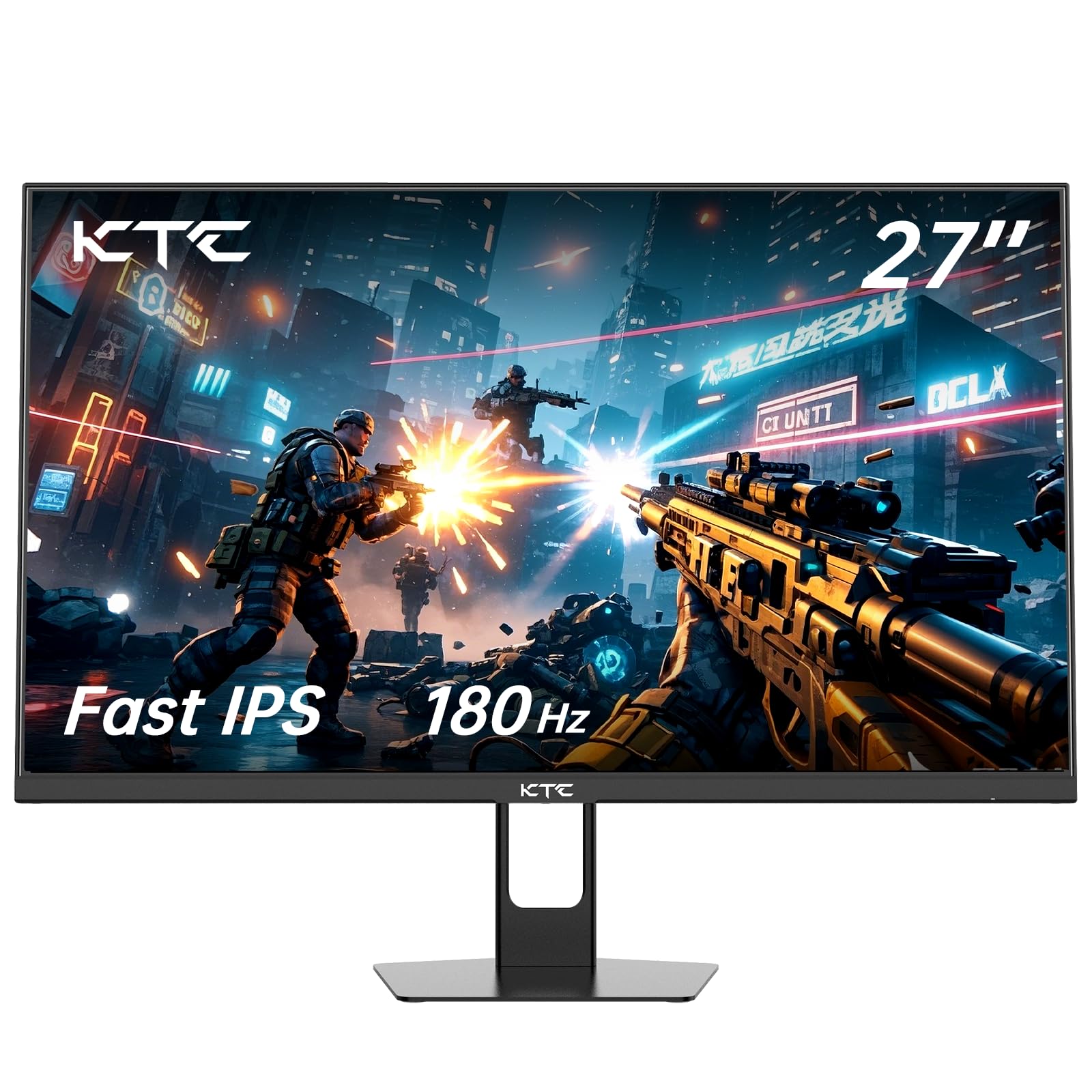 ゲーミングモニター 27インチ 180Hz 1ms IPSパネル フルHD HDR対応 HDMI DisplayPort 壁掛け対応 高速応答 薄型 ディスプレイ