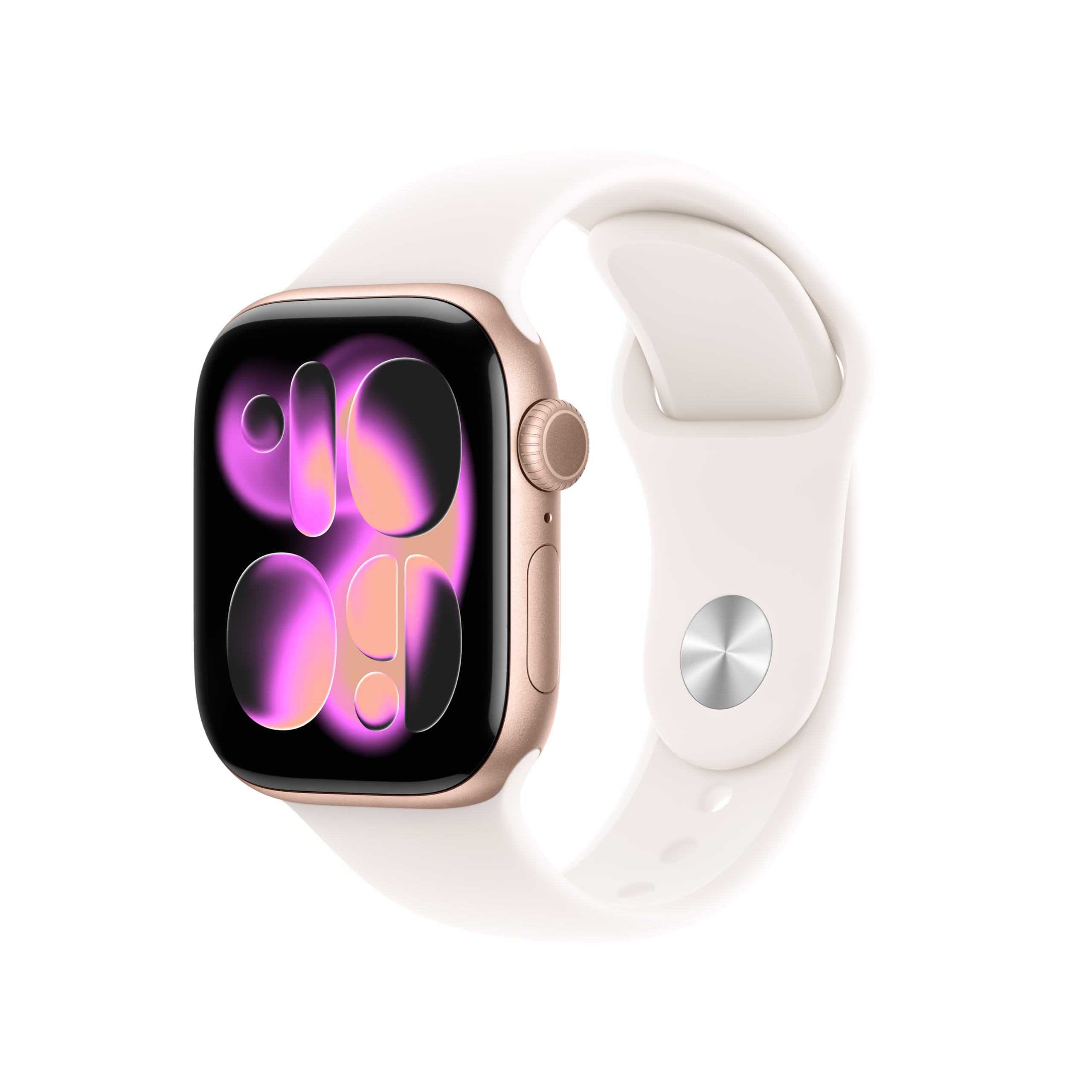 スマートウォッチ 42mm アルミニウムケース スポーツバンド GPSモデル 睡眠計測 血中酸素 心拍数 転倒検出 防塵 耐水 高速充電対応 電子マネー対応