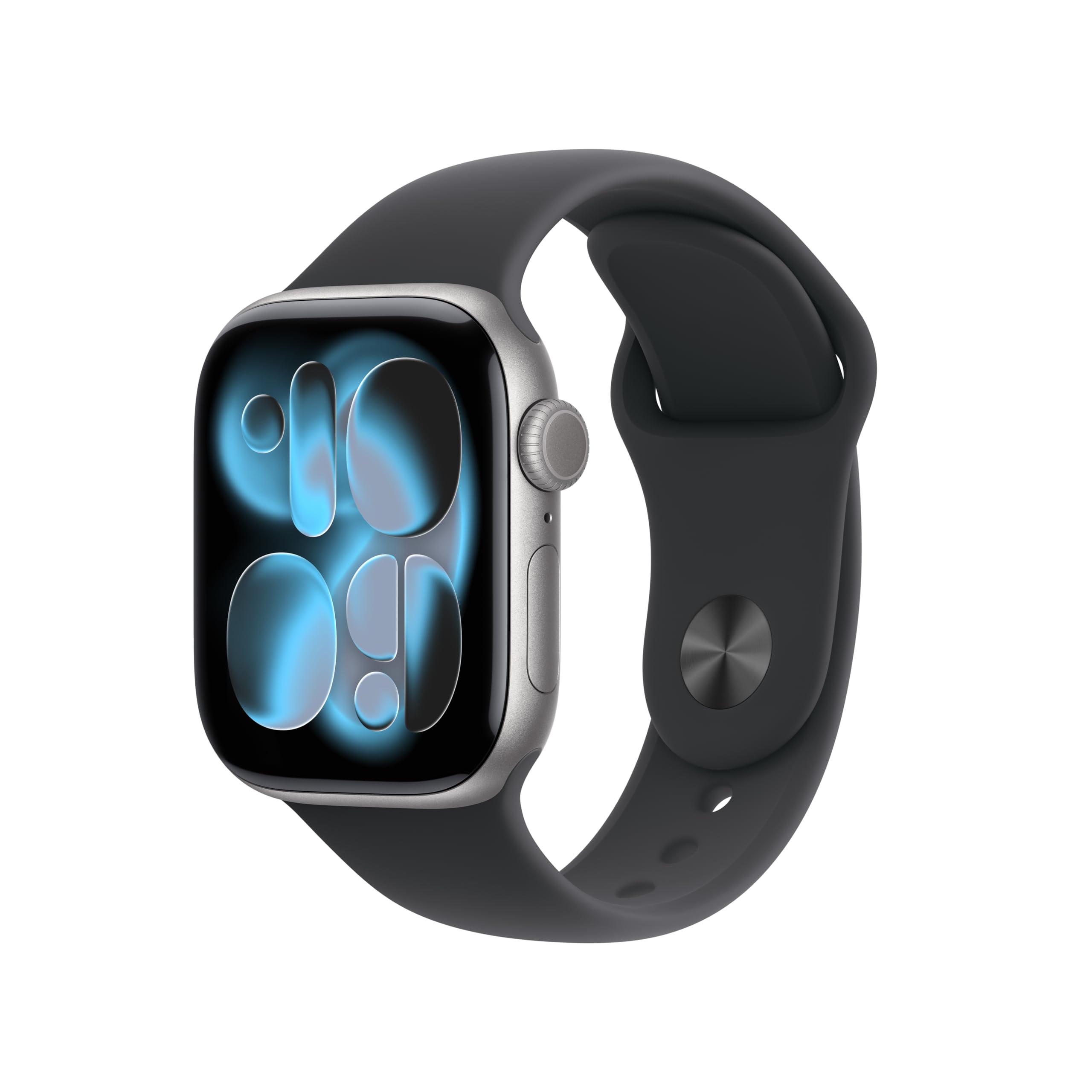 スマートウォッチ 42mm アルミニウムケース スポーツバンド M/L 睡眠計測 血中酸素 心拍数 マインドフルネス ノイズ計測 転倒検出 防塵 耐水 高速充電対応