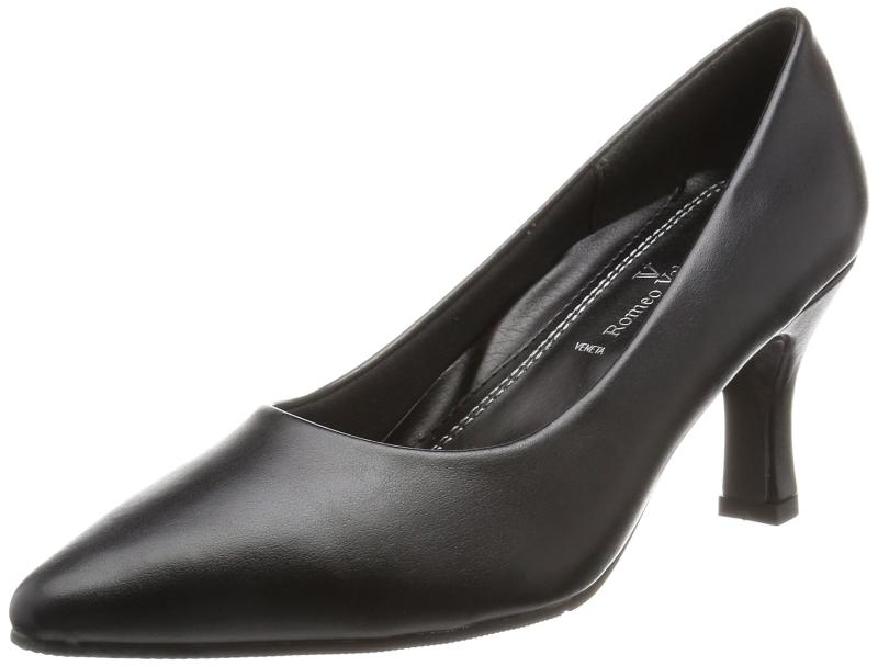 Romeo Valentino(ロメオ バレンチノ) レディース VB2306ポインテッドトゥ ヒール7cm 足囲3E PUレザー