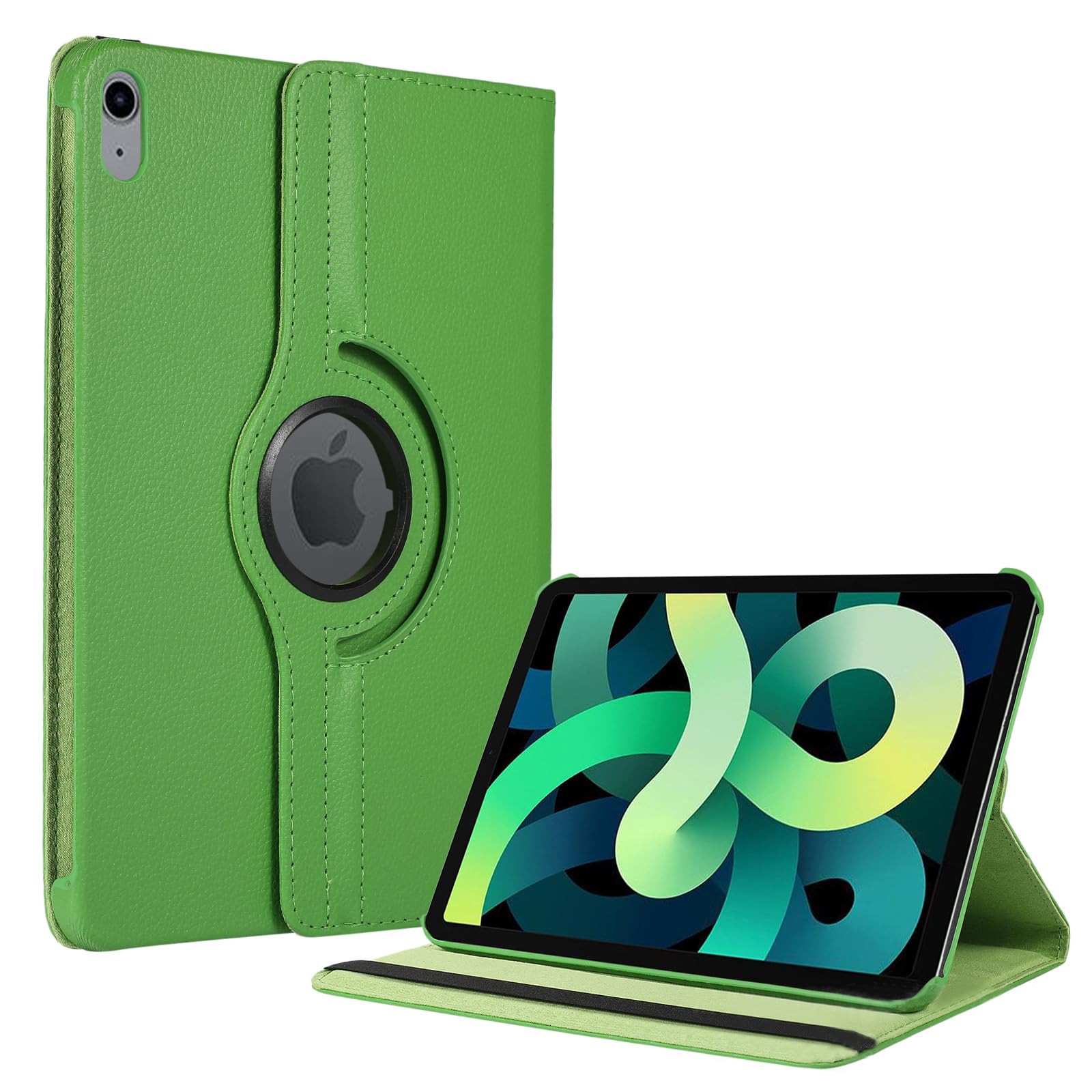 Tablet - iPadケース 10.9インチ 第11世代 2025 第10世代 2022 カバー 360度回転スタンド グリーン