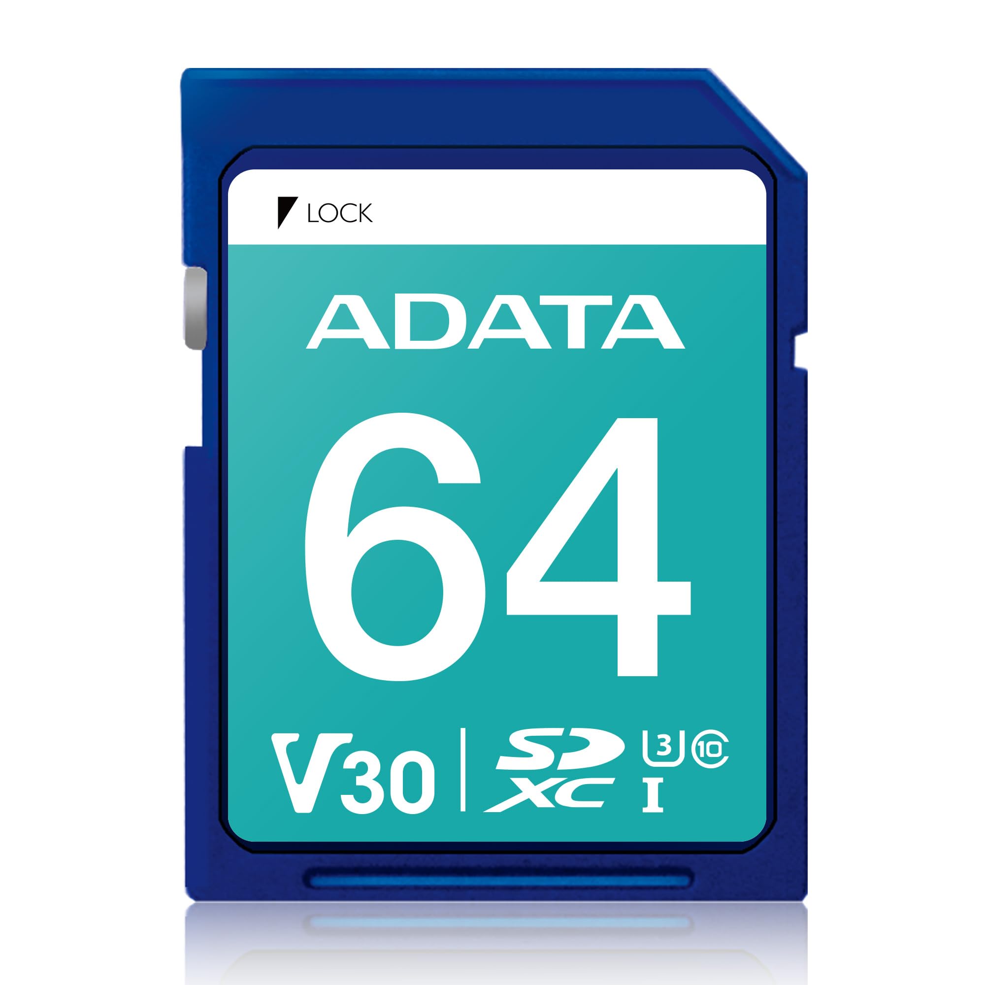 Cards - SDカード 64GB SDXC UHS-I クラス10 V30 4K対応 高耐久 高速転送 読込最大100MB/秒 メモリーカード デジカメ ビデオカメラ用