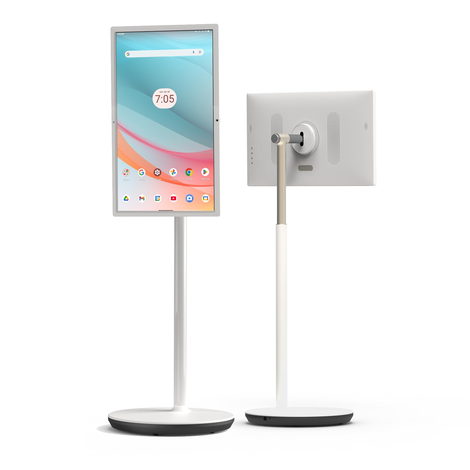 スマートモニター 27インチ フルHD Android搭載 タッチパネル式 ポータブルディスプレイ Wi-Fi対応 大容量メモリ リモコン付 高速充電対応 スピーカー内蔵 コードレス スタンド型