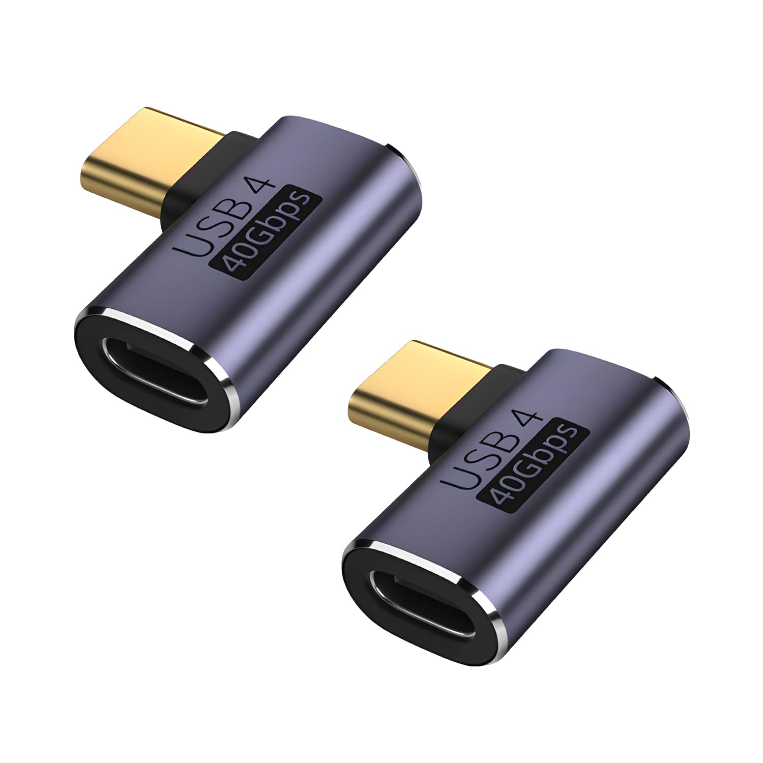 USB-Cアダプター 変換コネクタ L型 2個セット 高速転送 急速充電 映像出力 断線防止 スマホ ノートPC ゲーム機対応 延長 変換アダプタ