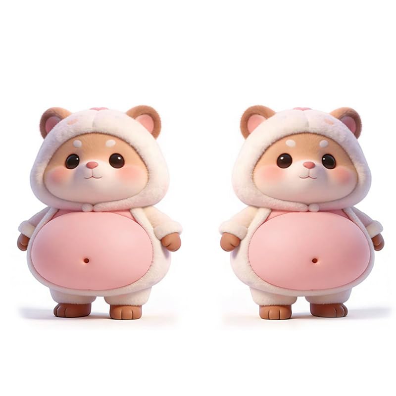 乐天商城 - ステッカー 3D 柴犬 2個セット スマホ デコレーション シール 手帳 日記 デコ 手芸用品 ぷっくり お腹 いぬ かわいい 雑貨