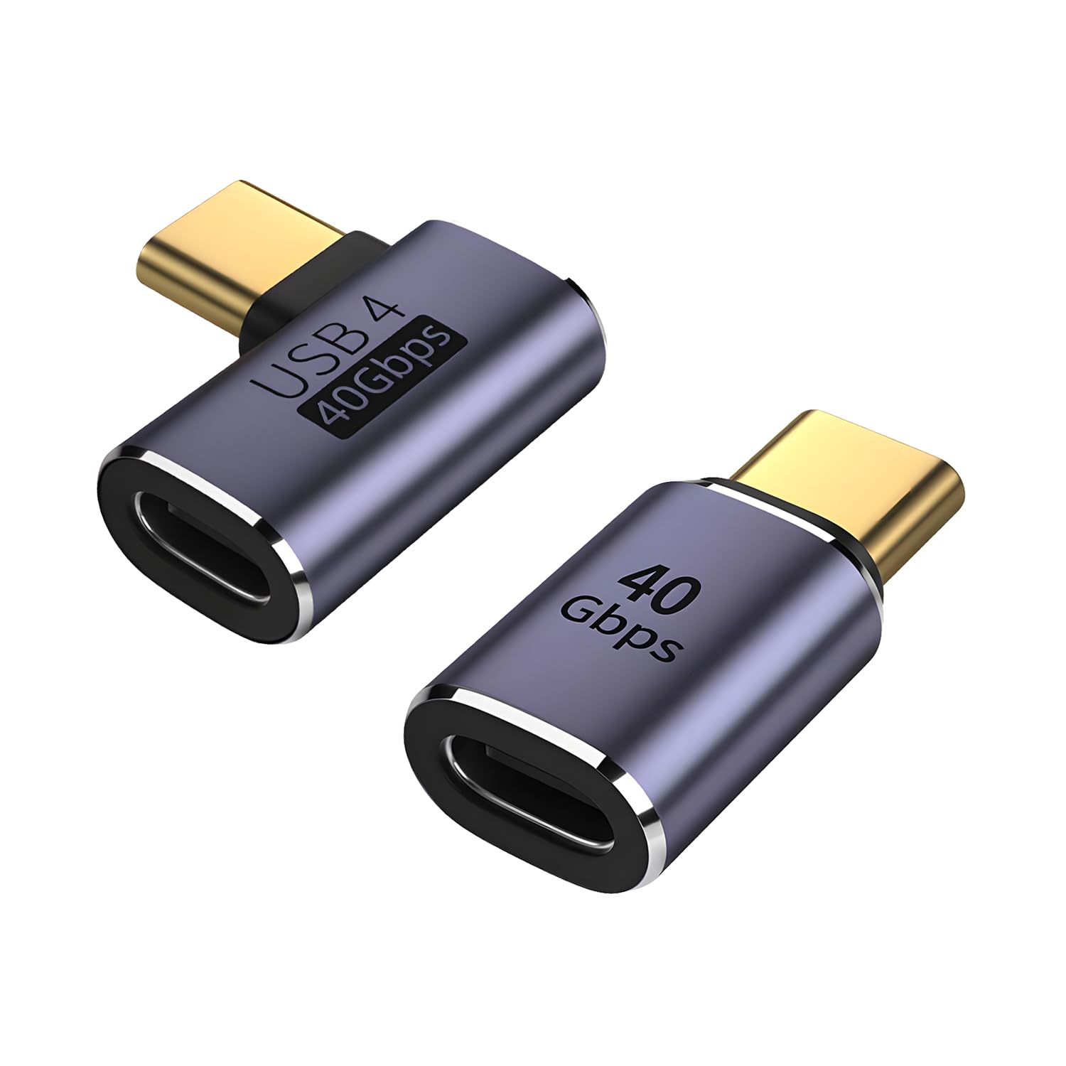 ・データ転送速度:最大40Gbps ・充電規格:PD3.1対応 ・充電出力:最大100W ・映像出力:最大8K(7680×4320)60Hz ・コネクタ形状:90度L型 ・入り数:2個セット ・タイプ:Aタイプ+Bタイプ