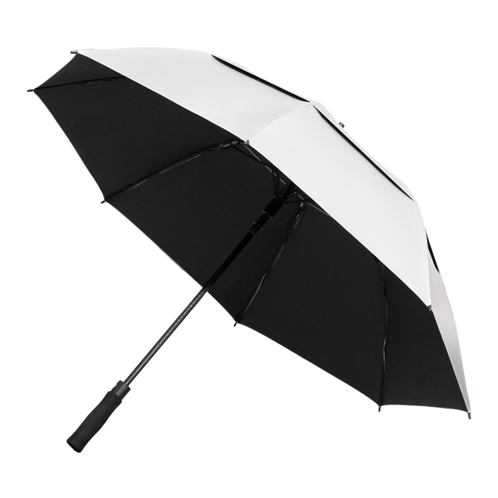 長傘 日傘 晴雨兼用 UVカット 完全遮光 遮熱 撥水 二重構造 ワンタッチ ジャンプ傘 メンズ レディース 頑丈 大きい 熱中症対策