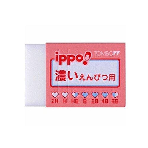 トンボ鉛筆 濃いえんぴつ用消しゴム EK‐IW01 ピンク 【 3個】